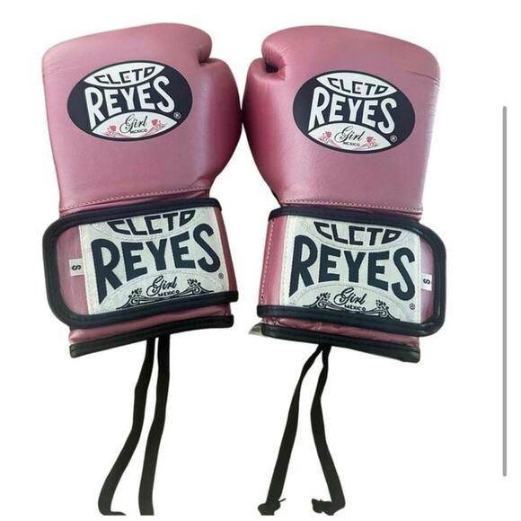Cleto Reyes Hook and Loop Gloves SzS pink boxing gloves MMA fighter NWT - Picture 1 of 2